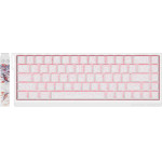 Madlions Professional Gaming Mechanical Keyboard Mad 68 He Flagship V2 - 8K, Magnetic Amber Pro Switches - White - (MAD-68-HE-V2-FS-MS-WH)