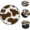 Sonique Pop Holder Animal Print Series Cow 02