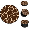 Sonique Pop Holder Animal Print Series Giraffe 01