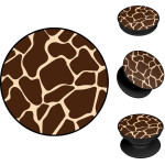 Sonique Pop Holder Animal Print Series Giraffe 01
