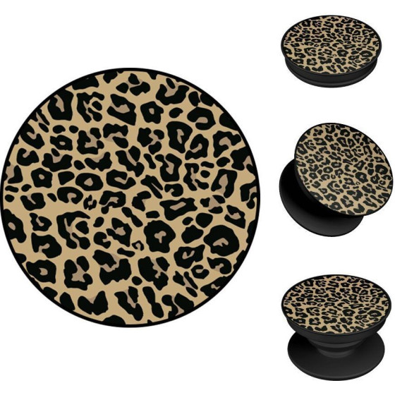 Sonique Pop Holder Animal Print Series Leopard 01