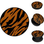 Sonique Pop Holder Animal Print Series Tiger 01