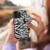 Sonique Pop Holder Animal Print Series Zebra
