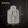 Ruhhy Rubber Hot Water Bottle In a Cover 1.8L 26383 - (18574-0)
