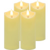 Ruhhy Candle Led 12,5x5cm 4pcs. 26485 - (18609-0)