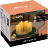 Ruhhy Candle Led 12,5x5cm 4pcs. 26485 - (18609-0)