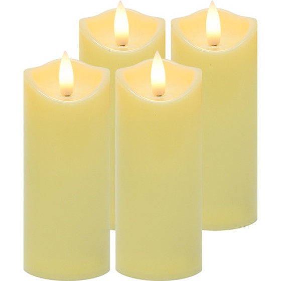 Ruhhy Candle Led 12,5x5cm 4pcs. 26485 - (18609-0)