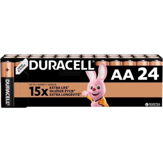 Duracell Basic LR6 Aa Alkaline Battery (carton) - (19342)