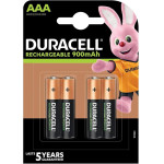 Duracell Recharge R03 Aaa 900 Mah Rechargeable Batteries (blister) - (13364)
