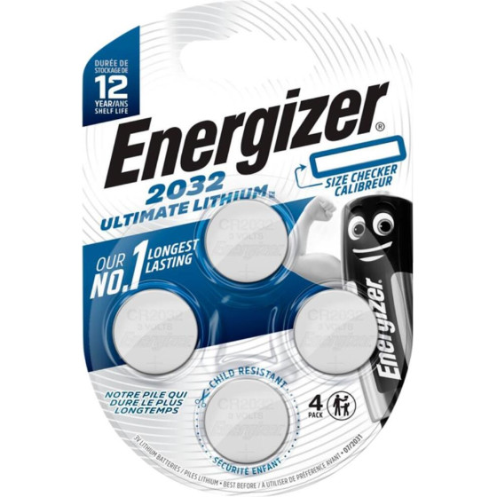 Energizer Lithium Battery Mini Ultimate Lithium CR2032 - (16776)