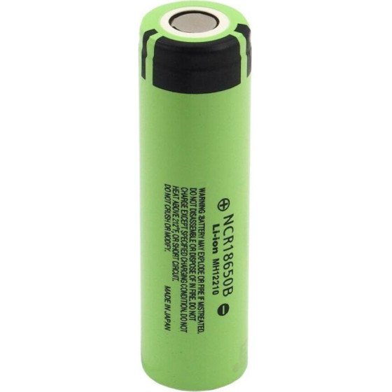 Panasonic 2x Rechargeable Battery 18650 Li-Ion 3400 Mah NCR-18650BLithium-Ion Cell - Box / Container - (19588)