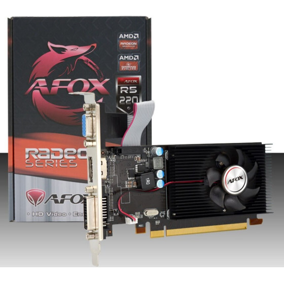 Afox Radeon R5 220 2GB DDR3 - (AFR5220-2048D3L5)