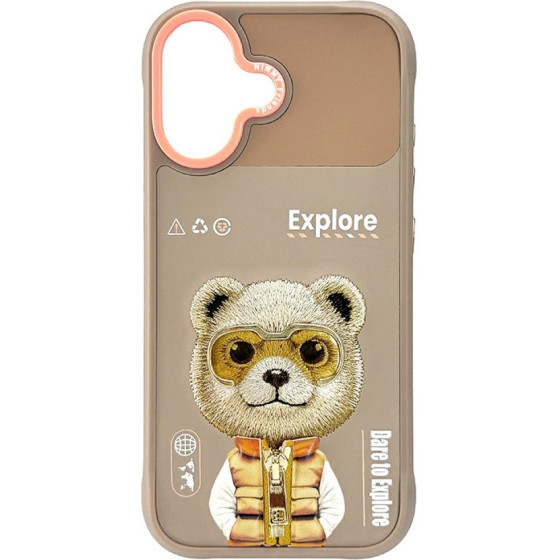 Nimmy Etui Cool&Cute 2.0 Bear Do Iphone 17 Bezowy - (N-KMLL-IP17-011B)