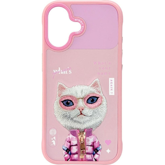 Nimmy Etui Cool&Cute 2.0 Cat Do Iphone 17 Rozowy - (N-KMLL-IP17-04)