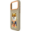 Nimmy Etui Glasses Cool Dog Do Iphone 17 Pro Bezowy - (N-YJ-IP17-Pro-012A)