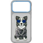 Nimmy Etui Glasses Cool Dog Do Iphone 17 Pro Szary - (N-YJ-IP17-Pro-028)