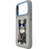 Nimmy Etui Glasses Cool Dog Do Iphone 17 Pro Szary - (N-YJ-IP17-Pro-028)