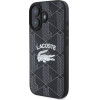 Lacoste Blend Monogram MagSafe Case for iPhone 16 Black - (LCHMP16SPIGK)
