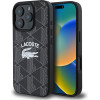 Lacoste Blend Monogram MagSafe Case for iPhone 16 Pro Black - (LCHMP16LPIGK)