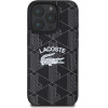 Lacoste Blend Monogram MagSafe Case for iPhone 16 Pro Black - (LCHMP16LPIGK)