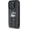 Lacoste Blend Monogram MagSafe Case for iPhone 16 Pro Black - (LCHMP16LPIGK)