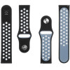 Tactical 267 Double Silicone Band 22mm Black/Grey - (2445872)