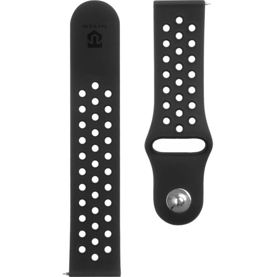 Tactical 234 Double Silicone Band 22mm Black - (SH201105)