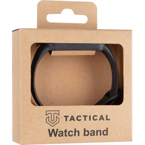 Tactical 661 Silicone Band for Xiaomi Mi Band 5/6 Black - (MI band 5001)