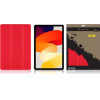 Tactical Book Tri Fold Case for Xiaomi Redmi Pad SE 11'' Red - (57983120943)