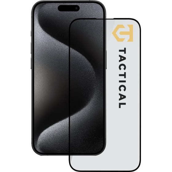 Tactical Glass Shield 5D for Apple iPhone 15 Pro Black - (57983115945)