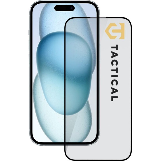 Tactical Glass Shield 5D for Apple iPhone 15/16 Black - (57983115913)