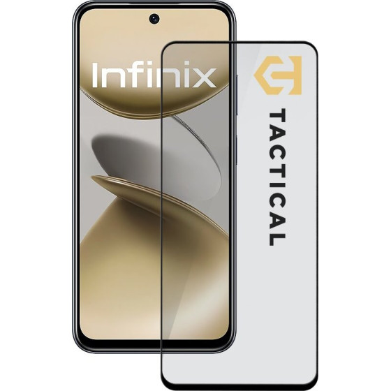 Tactical Glass Shield 5D for Infinix Hot Smart 9/Hot 50i/Hot 50 5G Black - (57983124727)