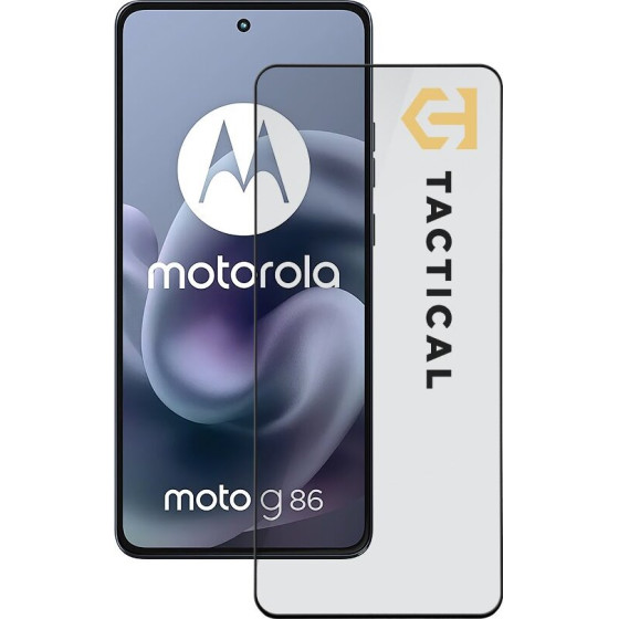 Tactical Glass Shield 5D for Motorola G86 Black - (57983127016)