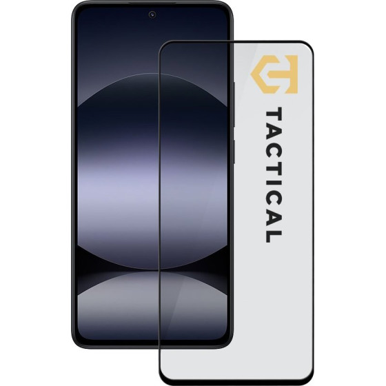 Tactical Glass Shield 5D for Xiaomi Redmi Note 14 4G/5G/Poco X7 Pro 5G Black - (57983124112)