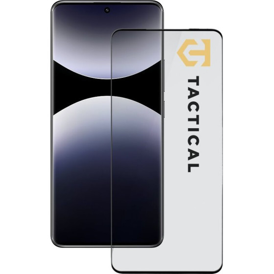 Tactical Glass Shield 5D for Xiaomi Redmi Note 14 Pro 4G/5G/Poco X7 5G Black - (57983124113)