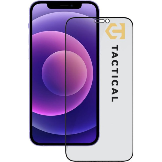 Tactical Glass Shield Privacy Stealth 5D for Apple iPhone 12 Mini Black - (57983127184)