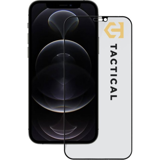 Tactical Glass Shield Privacy Stealth 5D for Apple iPhone 12/12 Pro Black - (57983127186)