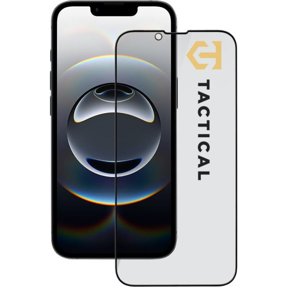 Tactical Glass Shield Privacy Stealth 5D for Apple iPhone 13/13 Pro/14/16e Black - (57983127189)