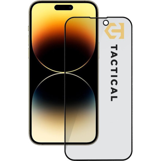 Tactical Glass Shield Privacy Stealth 5D for Apple iPhone 14 Pro Black - (57983127190)