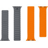 Tactical MagBand for Apple Watch 42/44/45/46/49 Grey/Orange - (861)