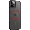 Tactical MagForce Hyperstealth 2.0 Cover for iPhone 12/12 Pro Black/Red - (57983121083)