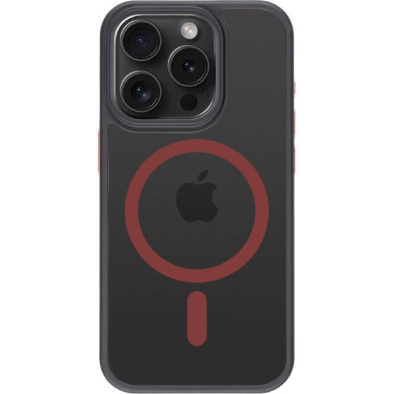 Tactical MagForce Hyperstealth 2.0 Cover for iPhone 15 Pro Black/Red - (57983121101)
