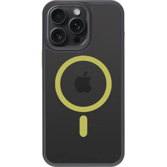 Tactical MagForce Hyperstealth 2.0 Cover for iPhone 15 Pro Max Black/Yellow - (57983121102)