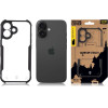 Tactical Quantum Stealth Cover for Apple iPhone 16 Clear/Black - (57983121926)