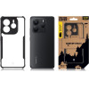 Tactical Quantum Stealth Cover for Xiaomi Redmi Note 14 5G Clear/Black - (57983124212)