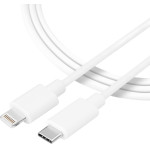 Tactical Smooth Thread Cable USB-C/Lightning 1m White - (57983104161)
