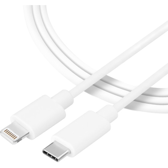Tactical Smooth Thread Cable USB-C/Lightning 1m White - (57983104161)