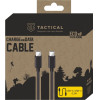 Tactical Smooth Thread Cable USB-C/USB-C 0.3m Black - (57983104154)