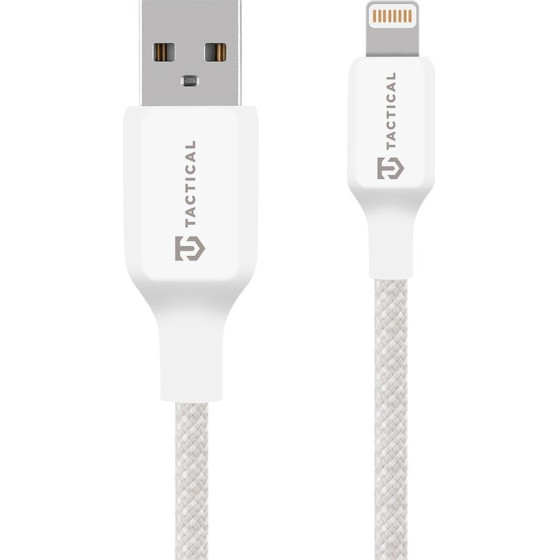 Tactical Stitch Thread Cable USB-A/Lightning 1m White - (57983126576)