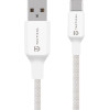 Tactical Stitch Thread Cable USB-A/USB-C 1m White - (57983126581)